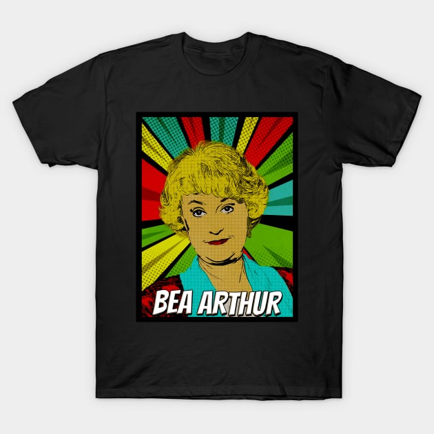 Bea Arthur Golden Girls Pop Art Design // Fan Art T-Shirt by Flasher